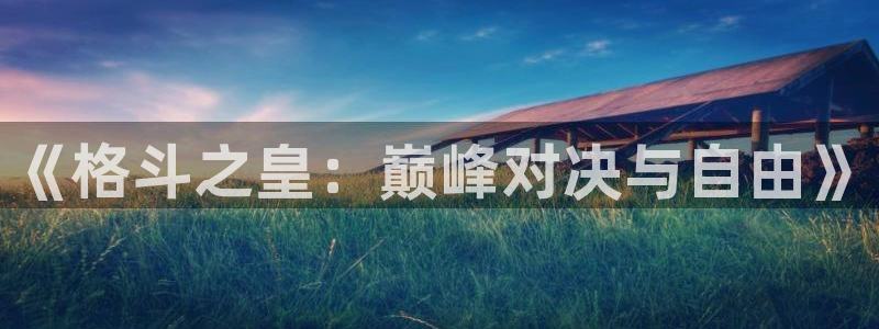 优贝娱乐注册官方登录app：《格斗之皇：巅峰对决与自由》